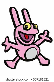 pink bunny