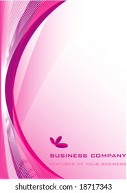 pink business background vecyor