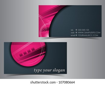 Pink Business Card