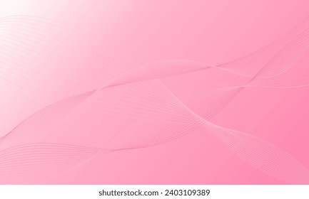 pink business lines wave curves smooth gradient abstract background