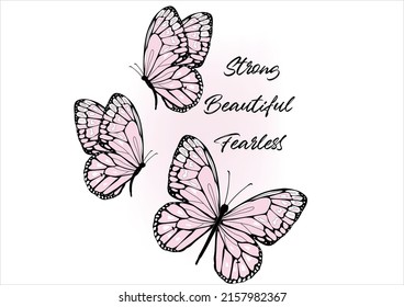 pink butterflies and daisies positive quote flower design margarita 
mariposa
stationery,mug,t shirt,phone case fashion slogan  style spring summer sticker and etc Tawny Orange Monarch 