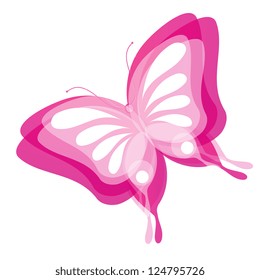 pink butterfly