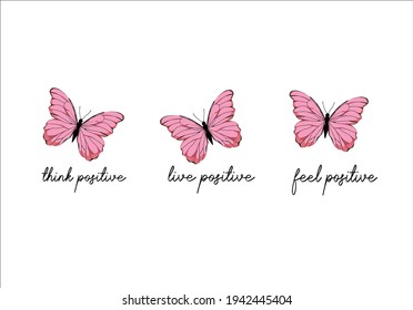 Pink Butterfly Design Art Vector Stock Vector (Royalty Free) 1942445404 ...