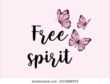 pink butterfly hand drawn design 