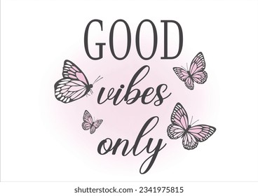 pink butterfly hand drawn design vector