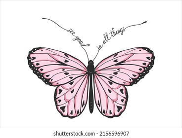 pink butterfly Tawny Orange Monarch Butterfly design hand drawn daisy flower design hand drawn daisies positive quote flower design margarita mariposa stationery,mug,t shirt,phone case
