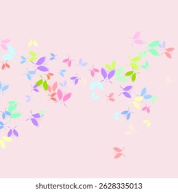 pink butterfly watercolor hand drawn design Abstract blot and butterflies. 
