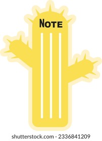 pink cactus pos-it-note is good resource