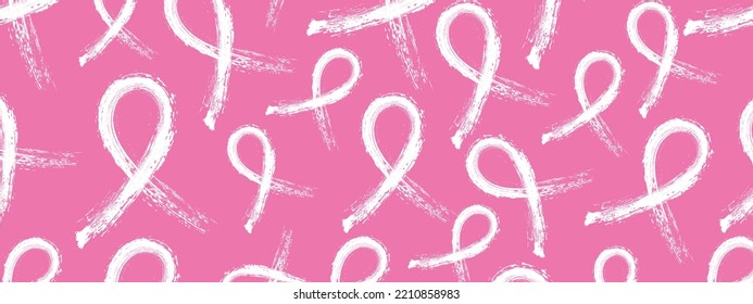 Pink Calligraphic Design Awareness Ribbon Banner, represents breast cancer, nursing mothers, and birth parents. Health care background template. Vector Illustration. EPS 10.