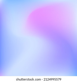 Pink Calm Indigo Liquid Sunrise Background. Violet Water Fluid Wavy Cold Swirl Gradient Mesh. Curve Pastel Color Blurred Sky Design Pic. Light Lavender Blue Dynamic Sunset Gradient Backdrop.