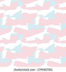 Pink Camouflage abstract seamless pattern background suitable for fashion textiles, graphics