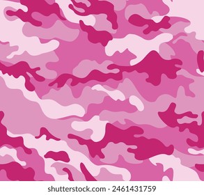 
pink camouflage background classic texture print for clothes, paper, fabric, pattern for girls