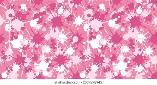 Pink camouflage military pattern. Vector camouflage pattern for trendy clothing design. 
