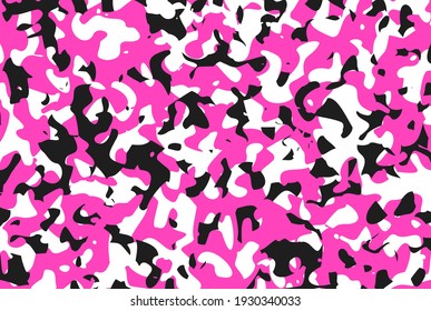 pink camouflage pattern design in vector art abstract design