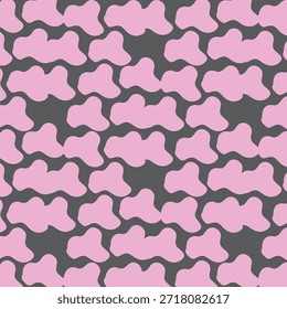  Padrão sem emenda de camuflagem rosa, padrão sem emenda de fundo abstrato, textura sem fim, padrão sem emenda vetor lâmpada de lava groovy, ou padrão sem emenda abstrato com formas líquidas suaves.