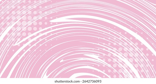 Pink candy pattern background. Abstract vector melted caramel texture. Strawberry cream swirls. Liquid mousse background.