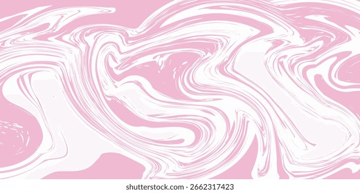 Fundo de padrão de doce rosa. Textura de caramelo derretido vetorial abstrato.