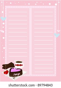 pink card love