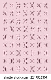 Pink card. Valentine's day card. Abstract background.