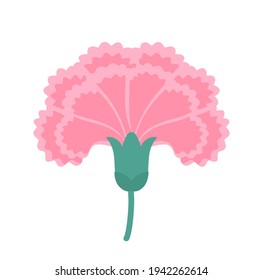 ilustración de vector de flor de canal rosa