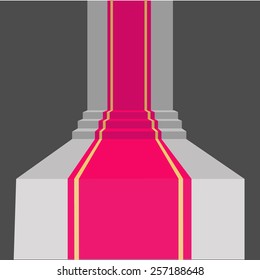 Pink Carpet  Vector