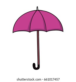 Pink cartoon umbrella