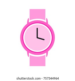 pink casual watches vector design