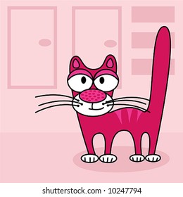 Pink cat