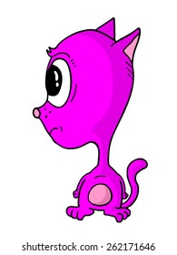 Pink cat