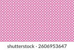 Pink Celtic Knot Pattern  Symmetrical Interlocking Design on White Background