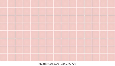 Textura de azulejos de cerámica rosa ilustración de vector de fondo abstracto