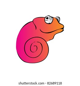 Pink Chameleon
