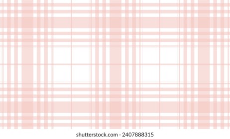 Pink check plaid in the white background