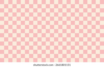  Fondo a cuadros rosa. Ilustración vectorial
