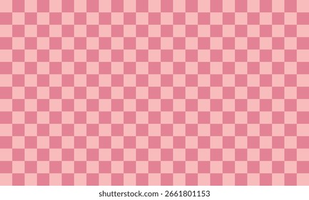  Pink checkered background. Vector illustration