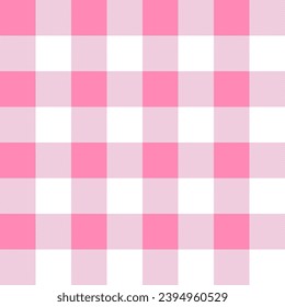 pink checkered fabric background Seamless pattern For tablecloths, dresses, mats, cloth