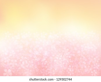 Pink cherry background