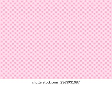 Pink cherry blossom seamless pattern. Spring image. Vector illustration. Simple design.