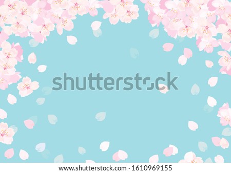 Pink Cherry blossom vector Illustration