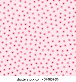 Pink cherry sakura flowers seamless pattern. EPS10 vector illustration. 