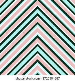 Pink Chevron diagonal striped seamless pattern background suitable for fashion textiles, graphics