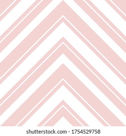 Pink Chevron diagonal striped seamless pattern background suitable for fashion textiles, graphics