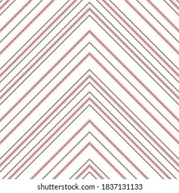 Fondo de patrón transparente rayado diagonal de Chevron rosado adecuado para textiles de moda, gráficos