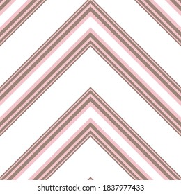 Pink Chevron diagonal striped seamless pattern background suitable for fashion textiles, graphics