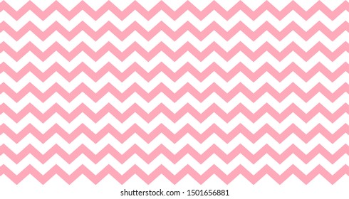 rosafarbene Chevron-Streifen auf Zickzack-Vektorhintergrund. Bildschirmhintergrund für Template, Banner für Social-Media-Werbung in Unternehmen. moderner geometrischer Stil. Valentinstag Konzept. Schöne Textur.

