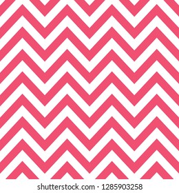Pink chevron trendy seamless pattern background