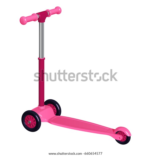 childrens pink scooter