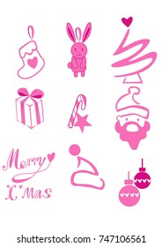pink christmas