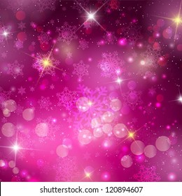 Pink Christmas Background