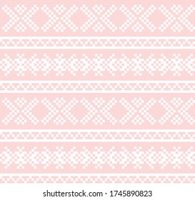 Fondo del patrón de la feria de Navidad rosa para textiles de moda, ropa de cama y gráficos